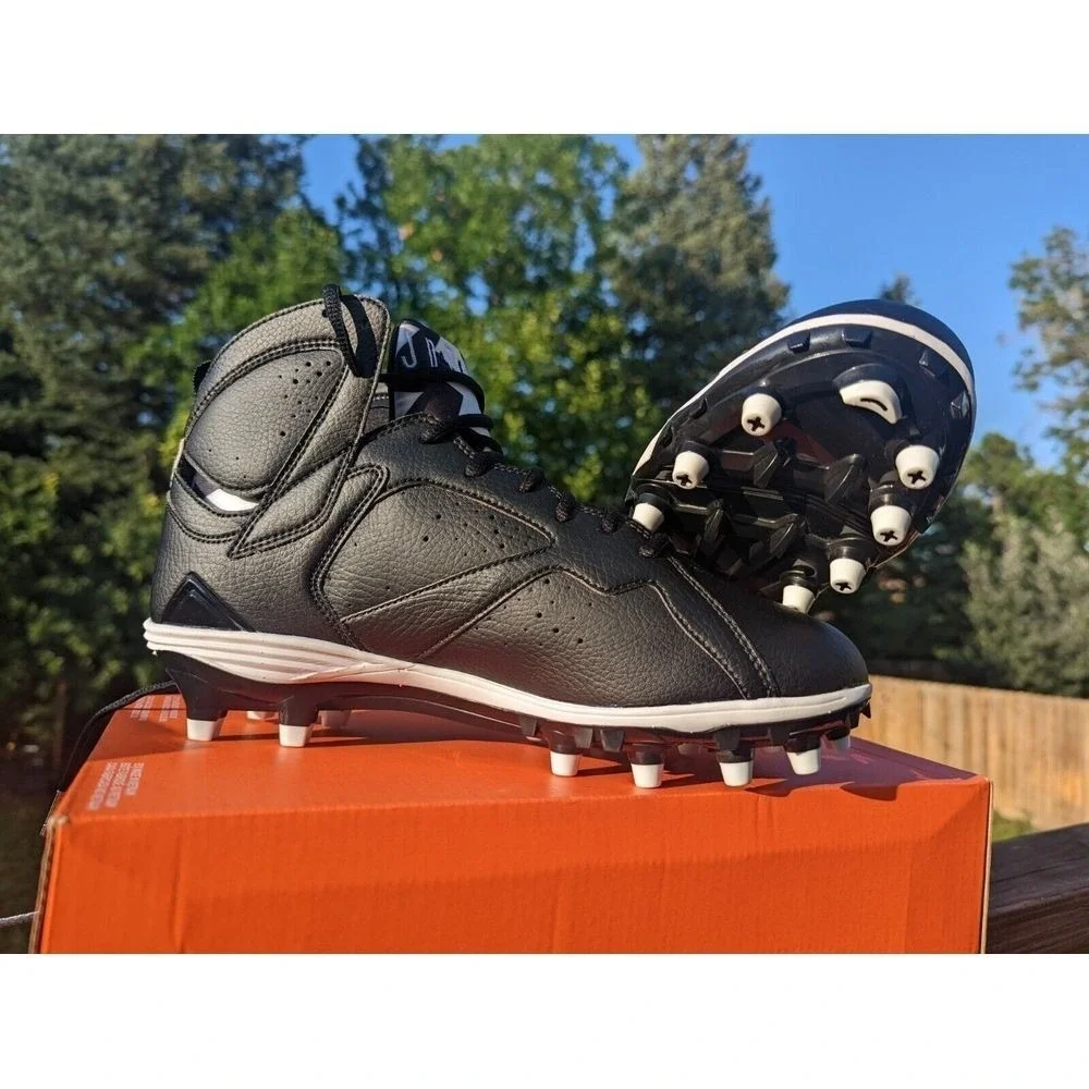 Jordan‎ Football Cleats Mens 9.5 Black Air Jordan 7 Retro TD Lunarlon 719543-010